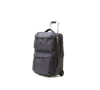 BIBA | Valigia da Viaggio, Bagaglio Grande Meri G MG28, Manico Trolley, Chiusura con Cerniera, Poliestere+ABS, Colore Antracite
