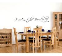 Bibbia Citazione John 6:48 Vinile Decalcomania Adesivi I'M The Pane Della Vita