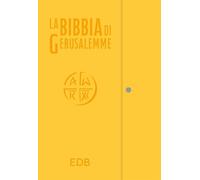 BIBBIA DI GERUSALEMME - VERSIONE MEDIA GIALLA CON BOTTONE