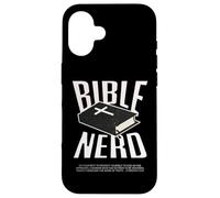 Bibbia Nerd Teologia cristiana Studente Spirito Santo Gesù Dio Custodia per iPhone 16