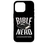 Bibbia Nerd Teologia cristiana Studente Spirito Santo Gesù Dio Custodia per iPhone 16 Pro