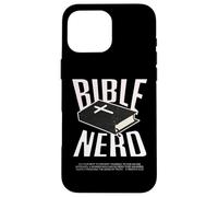 Bibbia Nerd Teologia cristiana Studente Spirito Santo Gesù Dio Custodia per iPhone 16 Pro Max