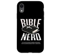 Bibbia Nerd Teologia cristiana Studente Spirito Santo Gesù Dio Custodia per iPhone XR
