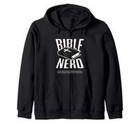Bibbia Nerd Teologia Cristiana Studente Spirito Santo Gesù Dio Felpa con Cappuccio