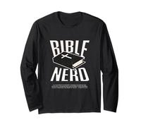 Bibbia Nerd Teologia Cristiana Studente Spirito Santo Gesù Dio Maglia a Manica