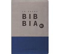 Bibbia R2. Versione riveduta 2020 Ediz. tascabile copertina similpelle bicolore grigio/blu
