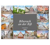 Biberach an der Riß Impressionen (Tischkalender 2026 DIN A5 quer), CALVENDO Monatskalender: Eine wunderschöne Bilderreise durch Biberach an der Riß