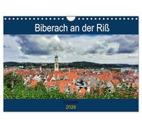 Biberach an der Riß (Wandkalender 2026 DIN A4 quer), CALVENDO Monatskalender: Historische Stadt im Süden von Deutschland
