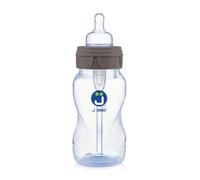 Biberon Anti Otiti e Anti Coliche J Bimbi 260 ml - Classico Marrone