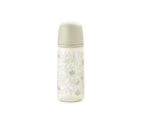 Suavinex, Biberon Anticoliche da 360 ml con Tettarella Fisiologica SX Pro in Silicone, a Flusso Denso (L), per Liquidi Densi, Adatto per Pappe Liquide. Neonati +6 mesi. Birdies, Beige