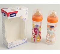 Biberon chicco benessere polipropilene bipack 250 ml caucciù