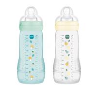 Biberon Easy Active 6 Mese Colore Ghiaccio Perla (confezione da 2 x 330 ml) con