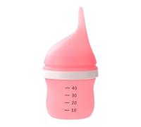 Biberon Latte Cuccioli per Allattamento in Silicone 40 ml Portatile