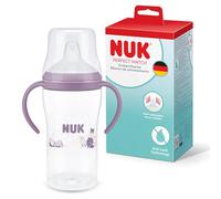 NUK Perfect Match Learner Biberon | 6+ mesi | 260 ml | Bicchiere antigoccia per bambini piccoli | Manici antiscivolo | Ippopotamo | Confezione da 1