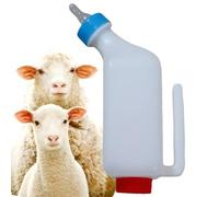 Biberon per agnello, biberon per allattamento, capezzoli, capre per bambini, mangiatoie da appendere, con scala trasparente, biberon per allattamento, per piccoli animali, capre, agnelli, gatti, cani