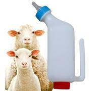 Biberon per agnello - Mangiatoia per latte appendibile con scala trasparente, morbida bottiglia di capra, biberon per allattamento per cani, agnelli di mucche, pecore e capre
