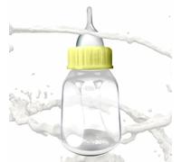 Biberon per allattamento | Biberon per allattamento da 120 ml con capezzolo in silicone e trasparente | per allattare strumenti per l'alimentazione degli animali domestici per allattare gattin