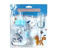 Biberon per allattamento | Biberon per ciuccio in silicone sostituibile da 120 ml con trasparente | per capezzoli per gattini per allattare, biberon per cuccioli per allattare latte per cuccio
