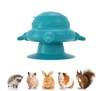 Biberon per allattamento, in morbido silicone, biomimetico, ciotola con 4 capezzoli, per piccoli animali, gattini, furetti, porcellini d'India, scoiattolo (blu)