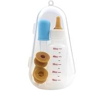 Biberon per allattamento per gattini, scala trasparente, per latte e latte, set di biberon per alimenti con contagocce, forniture per gattini per piccoli animali, conigli