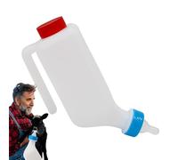 Biberon per capra, biberon con per agnello, 800 ml, strumento per l'allevamento di piccoli animali, con manico ergonomico, per giovani animali, capra, pecora