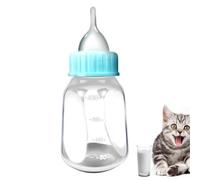 Biberon per gattini | Biberon per allattamento da 120 ml con capezzolo in silicone e trasparente | Mini biberon per gattini appena nati, cuccioli, conigli, piccoli animali, strumento di alimentazione