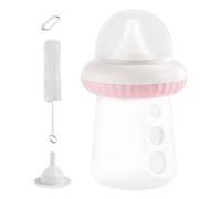 Biberon per gattino, bottiglia per allattamento per gattini, biberon per allattamento, capezzolo in silicone, ergonomica, rimovibile, per porcellini d', conigli, furetti