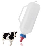 Biberon per latte di vitello da 1000 ml, bottiglia per allattamento a vite per allattamento Ciuccio per latte con capezzolo per capra, agnello, cucciolo, puledro, vitello, piccolo animale orfano