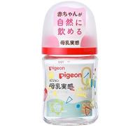 Biberon Piccione Biberon Vetro 160ml Music SS Round Hole Nipple 0m+ dal Giappone