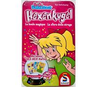 Bibi Blocksberg Hexenkugel Scatola di Metallo Schmidt Gioco Carte per Famiglie