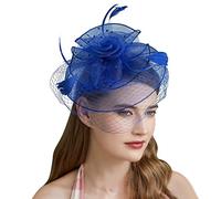 Bibi - Cappello da matrimonio, con clip, a vela, per feste in rete, per chiesa, Halloween, cocktail e club