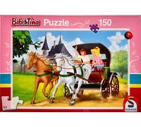 Bibi & Tina Giro IN Carrozza Schmidt Spiele 150 Parti Whimsical Bambini Puzzle