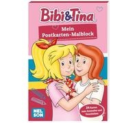 Bibi & Tina: Mein Postkarten-Malblock: Freunde für immer!
