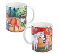 Bibi & Tina - Tazza da caffè in ceramica, 320 ml