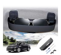 BIBIBO Custodia per Occhiali Compatibile con Kompatibel mit Audi A3 8Y 8V A1 GB A4 B8 B9 A5 A6 C7 C8 Q2 Q3 F3 8U Q5 Q7 2013-2025, Parasole per Auto, Accessori A3