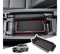 BIBIBO Scatola portaoggetti compatibile con Nissan X-Trail T33 2022-2025, organizer per console centrale con tappetino antiscivolo, vano portaoggetti, accessori per braccioli auto