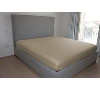 BIBIHOME - Piazza Pitti Firenze Lenzuolo Sotto Lara con Angoli 100% Cotone | Elastico Perimetrale | Tinta Unita Mix & Match | OEKO-TEX (CORDA, piazza e mezzo:125x200+30 cm.)