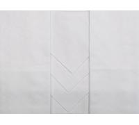 BIBIHOME Runner da Tavola Manhattan Piazza Pitti Firenze 100% Cotone Mercerizzato - Elegante e Lucente, 50x140 cm - Qualità Artigianale Italiana, Design Raffinato e Duraturo (BIANCO)