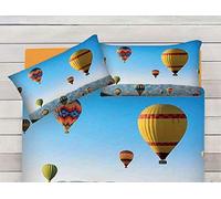 BIBIHOME - Set 2 Federe Sogni d'oro in 100% cotone fantasia di Lovely Home (CAPPADOCIA)