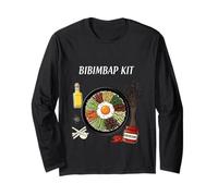 Bibimbap Kit Cibo Cucina Coreana Arte Culinaria Maglia a Manica