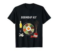 Bibimbap Kit Cibo Cucina Coreana Arte Culinaria Maglietta
