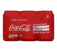 Bibita Coca Cola con Estratti Vegetali - 6 Lattine da 33 cl