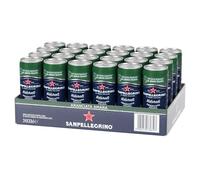 BIBITE SANPELLEGRINO, Aranciata amara, Bevanda Gassata Analcolica - 24 lattine da 330ml