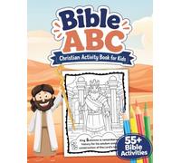Bible ABC Christian Activity Book for Kids: Alphabet Coloring Pages, Mazes, Word Searches and Fun Learning for Ages 7-10