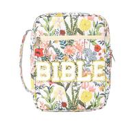 Bible Bags For Women | Convenient Letter Zipper Pouch | Binding Machines Bible Carrying Case Storage Bag - For Girls Church School College Office Study Travel Stationery Supplies Birthday Christmas
