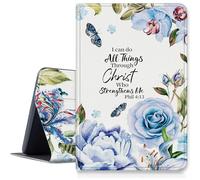 Bible Blue Custodia per Samsung Galaxy Tab A7 10.4 pollici 2020 (SM-T500/T505/T507), custodia in pelle PU con angoli di visualizzazione multipli pieghevole supporto per Galaxy Tab A7 2020