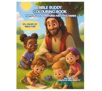 Bible Buddy Colouring Book: Bible Stories & Faith-Based Coloring Fun for Kids Ages 3+