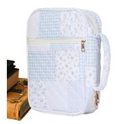 Bible Case - 11.4 Inch Cotton Protective Carrying Case | Reusable large Capacity Organizer with Handle, Study Supplies Cases for Grandma Adults, Lovers Family Friends and Mom