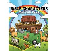 Bible Characters Coloring Book: Bold and Easy Images for Kids