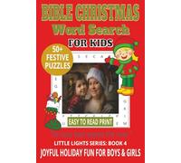 BIBLE CHRISTMAS WORD SEARCH FOR KIDS: Faith-Filled Holiday Puzzles With Easy to Read Print Featuring the Nativity, Angels, Shepherds and More | 6x9 ... Christian Gift for Holidays & Sunday School